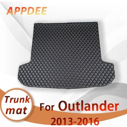 APPDEE Car trunk mat for Mitsubishi outlander FIVE SEAT 2013 2014 2015 2016 cargo liner carpet interior accessories cover