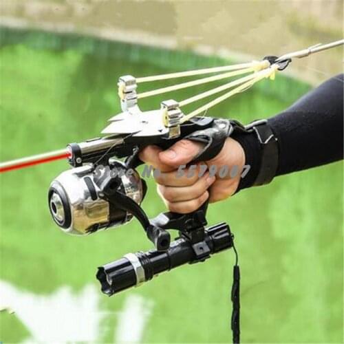 High-power multi-purpose archery Bow fish device shooting fish slingshot hunting bow fishing slingshot arrow set 2020