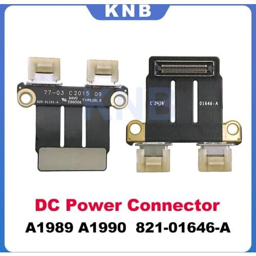 Original For Macbook Pro Retina 13" 15" A1989 A1706 A1707 A1990 A2159 A2141 DC Power Jack Board Connector 821-01646-A Mid 2018