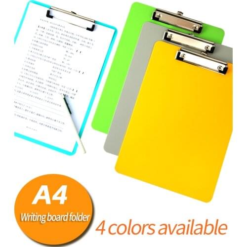 Clip file folder plastic writing board for documents multifunctional drawing tablet a4 paper writing pad office student supplies