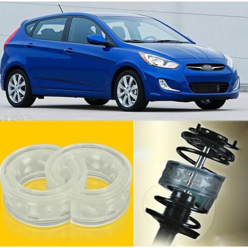 2pcs Power Front /Rear Shock Suspension Cushion Buffer Spring Bumper For Hyundai Accent