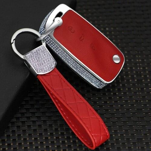 Luxury Diamond Car Key Case Cover Remote Key Shell Holder For VW Volkswagen Golf 6 Polo Passat Tiguan Bora Beetle Sagitar LAVID