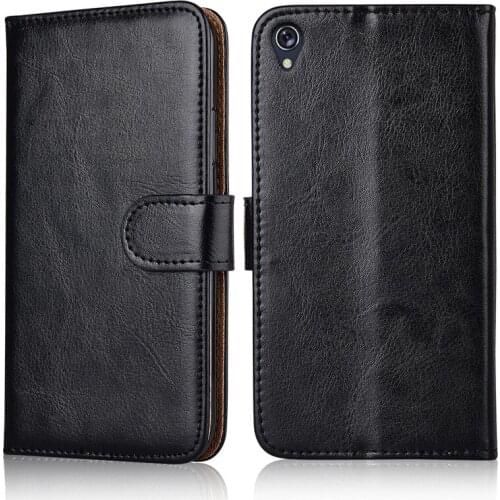 Luxury Flip Book Leather Case for ASUS ZenFone Live ZB501KL Stand Wallet Phone Bags Cover with Strap
