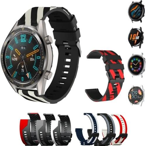 Replaceable Watchbands for HUAWEI WATCH GT 2 46/42mm/GT Active 46mm/HONOR Magic Silicone Strap GT2 PRO Official style Bracelet