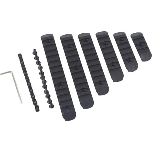 Tactical M-LOK Universal Keymod System Nylon version Handguard 6PCS Pack