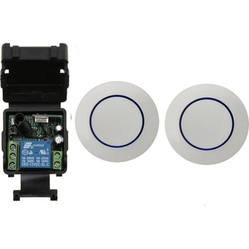 433MHz Universal Wireless RF Remote Control Fan Lamp Light Switch Relay Output Radio DC 12V 24V 1CH Receiver Module Transmitter