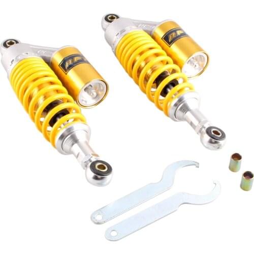 11" 280mm Rear Air Shock Absorbers Adjust Motorbike ATV Scooters Street Bikes