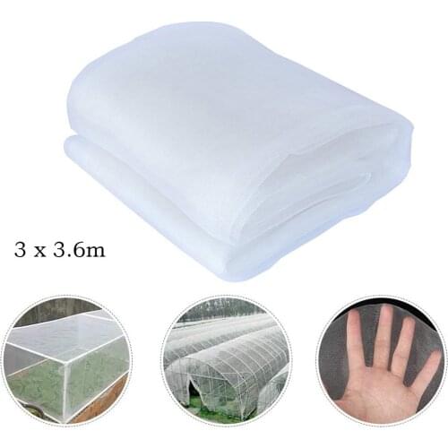 Plant Protective Net Fence Vegetables Fruit Flowers Plant Protection Greenhouse Garden Net 3x3.6m Mesh Fabric Network