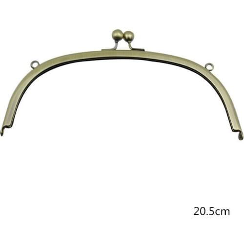 10 Pieces Lovely Antique Bronze Metal Purse Frame / Handle Purse Frame 20.5cm (8.1 inch)