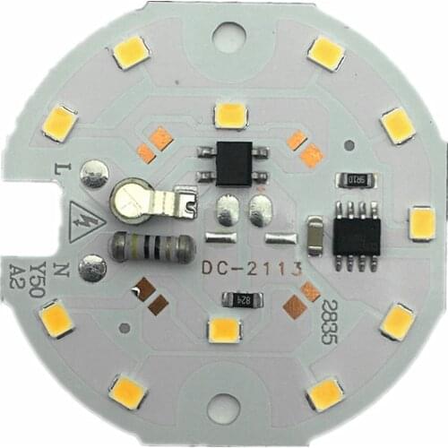 10PCS/lot LED Lamp 2835 Chip 5W 7W 220V 230V 240V Input Smart IC Driver Fit For DIY Cold Warm White LED bulb Spotlight