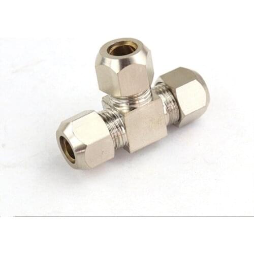 PneumaticCopper plated nickel joint, high temperature resistance joint, clamp fitting, PE-4,PE-6,PE-8,PE-10,PE-12,brass fittings