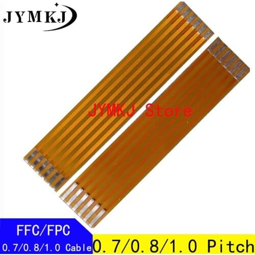 2Pcs FPC FFC Cable PCB wire connector 0.7/0.8/1.0mm Pitch 3 4 5 6 8 9 10 12 16 18 20 22 24 28 30 36 40 Pin