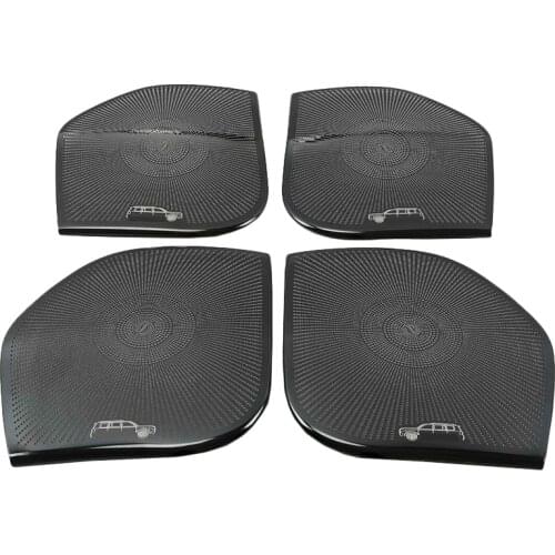 4PCS/set Car Door Speaker Cover Trim for Toyota Land Cruiser 200 LC200 Fj200 2010 2011 2012 2013 2014 2015 2016 2017 2018