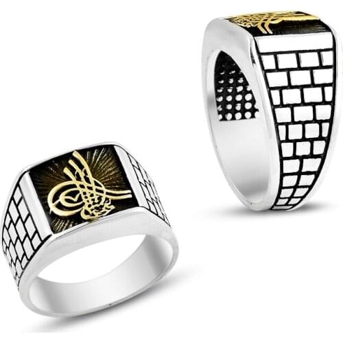 925 Silver Special Desing Handcraft Ottoman Ring