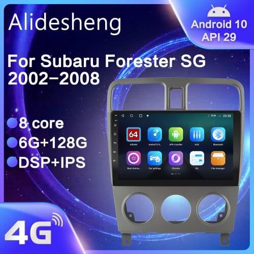For Subaru Forester SG 2002 2003 2004 2005 2006 2007 2008 Android 10.0 DSP 8 core Car Radio Navigation multimedia Player