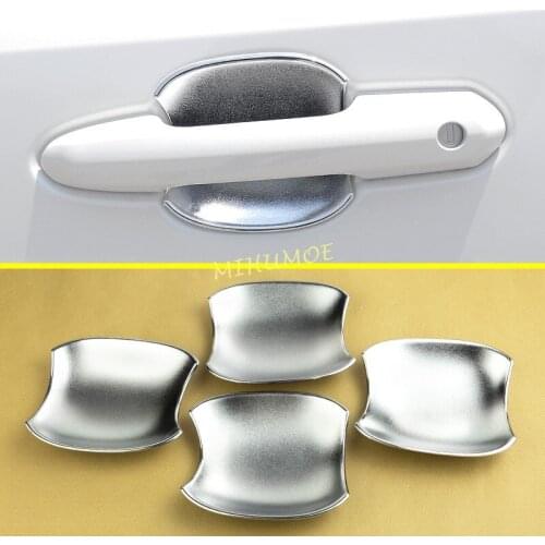 Chrome Frosting Door Handle Trims Protector Guard For 2019-2021 Toyota RAV4 Suzuki Across