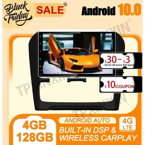 IPS PX6 4G+128G Carplay DSP Android 10.0 For Citroen C4 Car Multimedia Player Auto Radio Tape Recorder GPS Navigation Head Unit