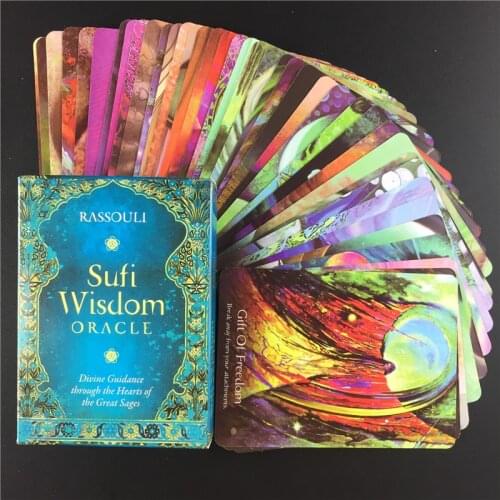 Tarot Cards Deck Sufi Wisdom Oracle Cards For Women Girls Cards Game Board Game Family Gift Party Playing Cards