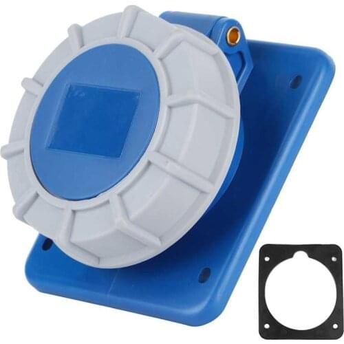 Oxygen Pump marine parts Boat Shore Power Socket with Gasket IP67 Waterproof 16A 220‑250V For Yacht RV Motorhome Caravan