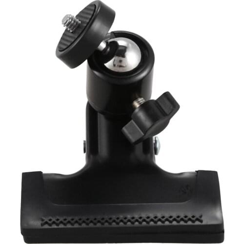 Metal Photo Studio Flash Spring Clamp Clip Mount With Ball Head--Black