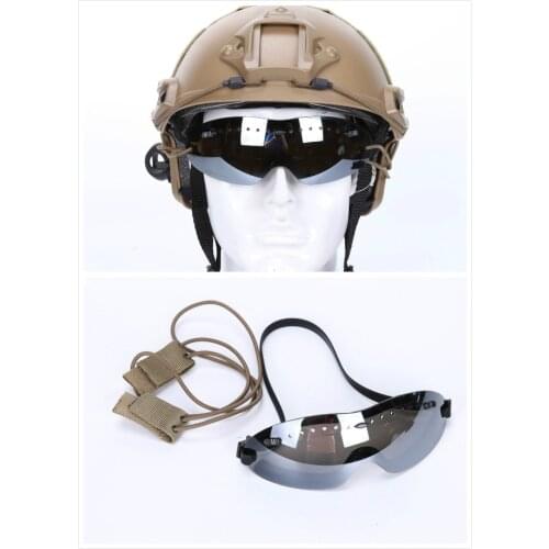 Multifunctional Universal Tactical Military Goggles Army Sunglasses Shooting Glasses Outdoor Hiking Eyewear Helmet Accessories