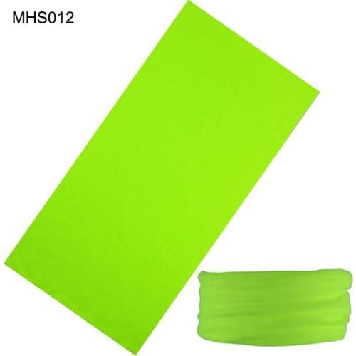 Solid Bandana Scarf Mask Shield Hip Hop Balaclava Multifunctional Headwear Facemask Hunting Cycling Tube Neck Buff Black White