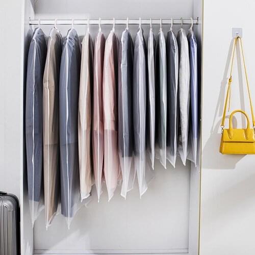 Suit Coat Clothes Hanging Bag Dustproof Waterproof Home Wardrobe Storage Tool