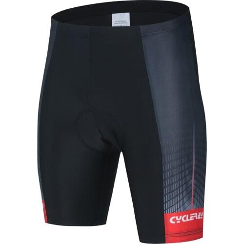 CYCLERAY Whole Black Bicycle Bib Shorts Men Outdoor Wear Bike Cycling Gel Padded Riding mountain bike pants men
