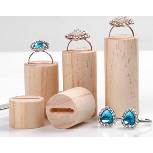 Solid Wood Jewelry, Popular Jewelry, Fashion Jewelry, New Jewelry, Storage Jewelry Stud Earring Ring Display Stand 5PCS