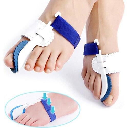 1 Pair Toes Aligner Toe Separators Foot Thumb Orthosis Support Toes Corrector Bunions Repair Care Tool Hallux Valgus Corrector