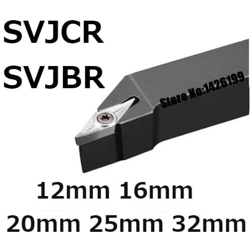 1PCS SVJBL SVJBR SVJCL SVJCR 1212H11 1616H11 1616H16 2020K11 2020K16 2525M16 3232P16 CNC External Turning tools