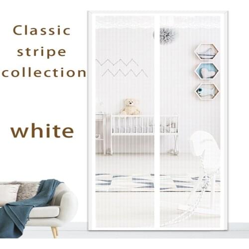 2021 New Customizable Magnetic Screen Door Curtain Anti-Mosquito Net Fly Insect Screen Mesh Automatic Closing Easy Installation