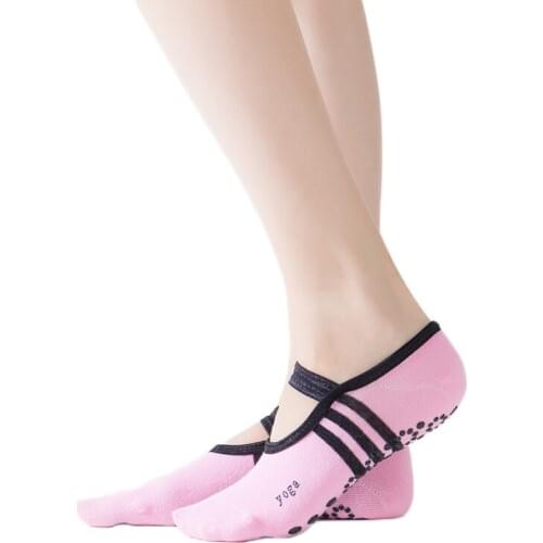 2021 New Yoga Socks Ballet Pilates Womens Ballet Yoga Dance Pilates Socks Anti-skating Cotton Sports Socks For Fitness Gym