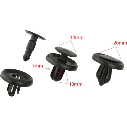 30x Engine Under Cover Push Type Retainer Clips Rivet For Toyota 90467-07201