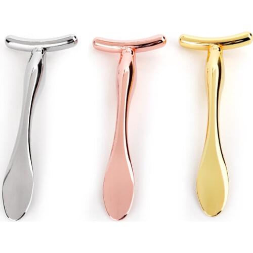 Eye Cream Applicator Anti Wrinkle Eye Massager Stick Facial Mask Mixing Brush Essence Mixing Metal Spatula Beauty Massage stick