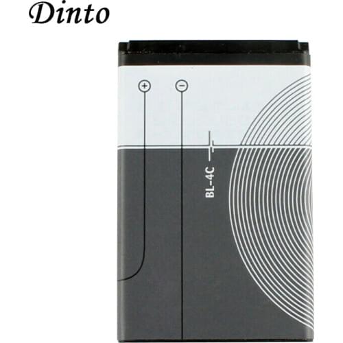 Dinto NEW BL-4C BL-4B BL-4D BP-4L Phone Battery for Nokia 6100 7705 2505 3606 N97 N8 E61i E71 BL4C BL4B BL4D BP4L Batteries