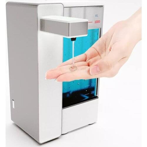 Metal Hand Sanitizer Dispenser 1000ml Automatic Touchless Sensor Liquid Soap Dispenser for Kitchen Bathroom