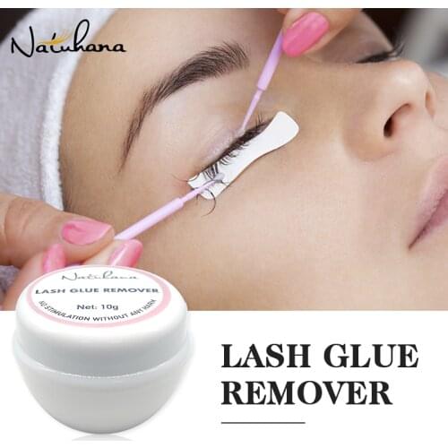 NATUHANA 5g/10gProfessional Eyelash Glue Remover for False Eyelashes Extension Lash Adhesive Cream Remover Makeup Tools