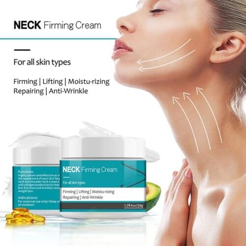 Neck Cream Anti Aging Anti Wrinkle Neck Saggy Tightening & Reduce Double Chin Cream 60g