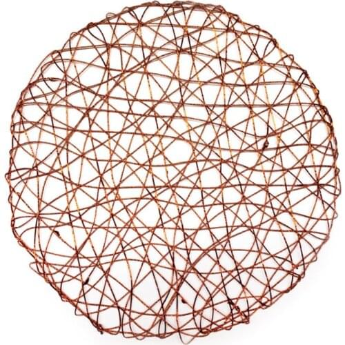 M17D 38cm Round Table Placemats Non-Slip Coaster Mats Dining Coaster Pad Restaurant Supplies Accessories Home Decor