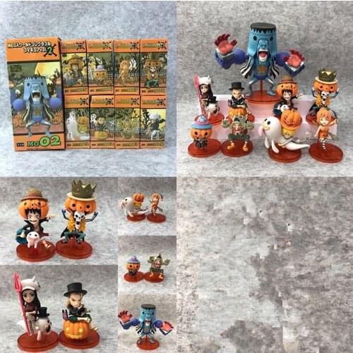 New Anime One Piece WFC 12th VOL.4 kimono of Luffy Sanji zoro nami tony chopper usopp Clollectible Action Figures Toys