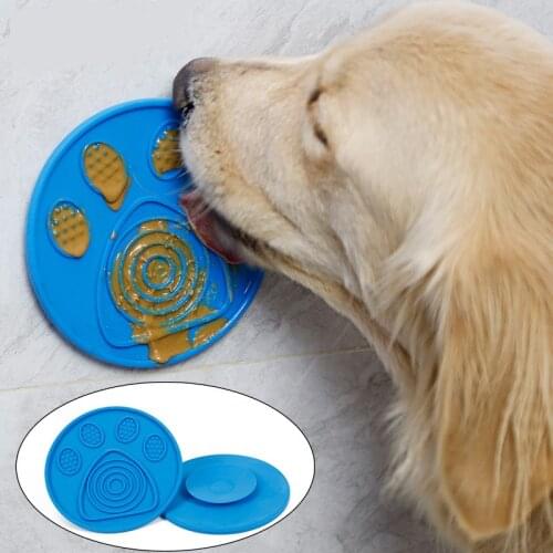 NIPEECO Dog Lick Pad For Pet Slow Feeder Bowl Pets Calming Pad To Relieve Anxiety Toy For Use Pets Peanut butter for Bathroom