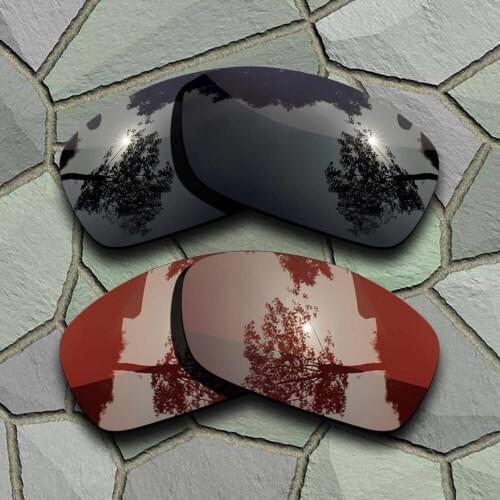 Grey Black&Bronze Brown Sunglasses Polarized Replacement Lenses for Oakley Hijinx