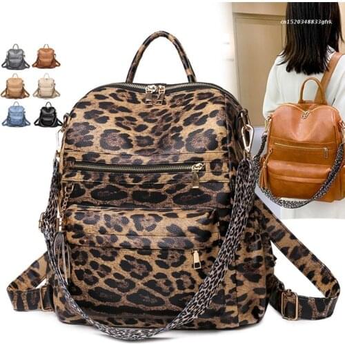 Women PU Leather School Backpack Purse Convertible Ladies Fashion Casual Daypack Travel Large Shoulder Bags Hot