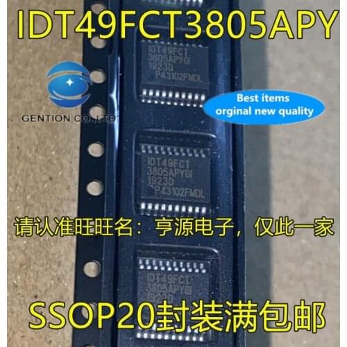 10PCS IDT49FCT3805 IDT49FCT3805APY IDT49FCT3805APYGI SSOP20 driver IC in stock 100% new and original