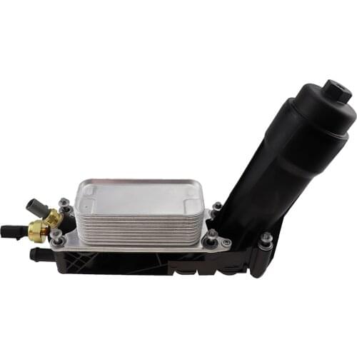 5184294AE Engine Oil Cooler Filter Assembly Fit For 2011-1203 Jeep Dodge Chrysler 3.6 V6 68105583AE 5184294AC 5184294AD