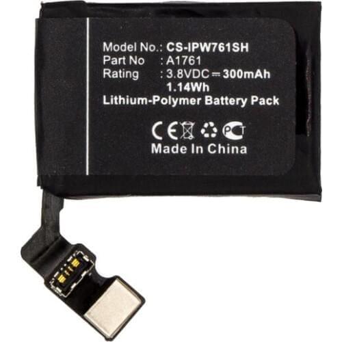 Cameron Sino 300mAh battery for APPLE Watch 2 42mm A1761 Smartwatch Battery
