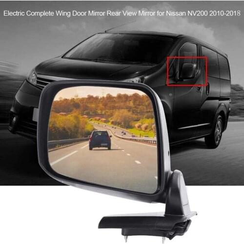 Auto Outer Rearview Mirror Side Wing Door Mirror Door Mirror Assy for NISSAN NV200 2010-2018 3-PINS