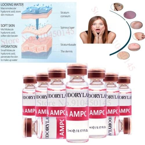 5ml BB Mesotherapy HA Collagen Hyaluronic Acid BB Cream Glow Skin Whiten Serum Meso Ampoule Cross-linked for Min For Mesotherapy