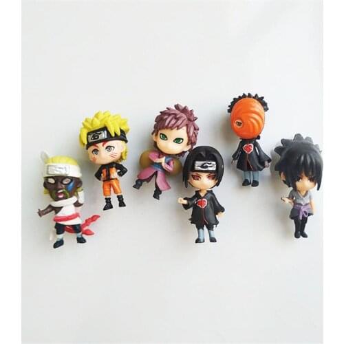 Uzumaki Uchiha Sasuke anime action figure prefect quality 3d fridge magnets kids Toys home decoration